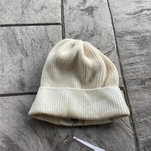 Brand new women’s white beanie